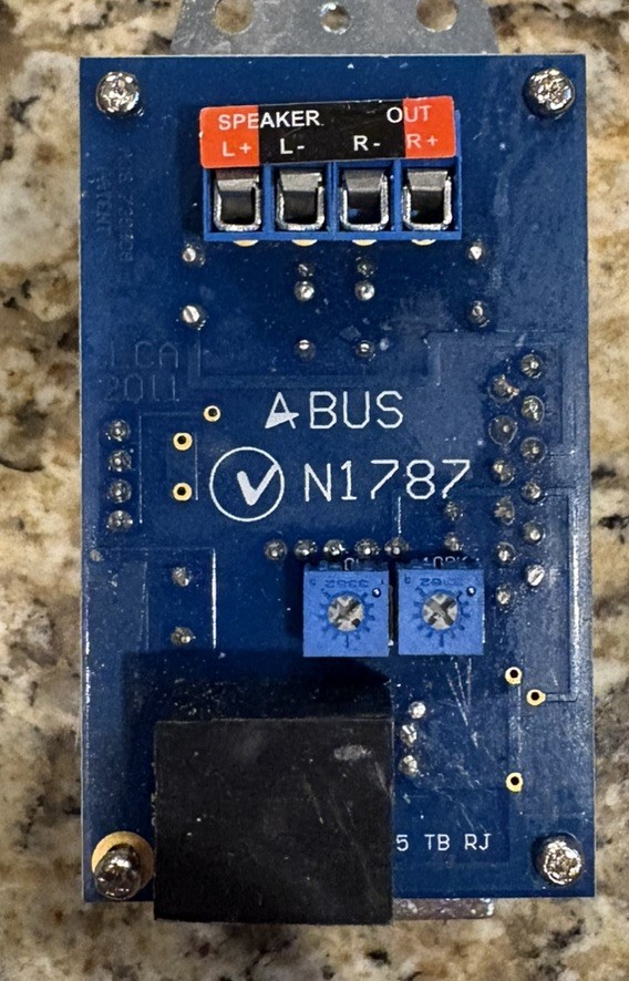 A-Bus Multi-Source Touch Button Amplified Volume Control