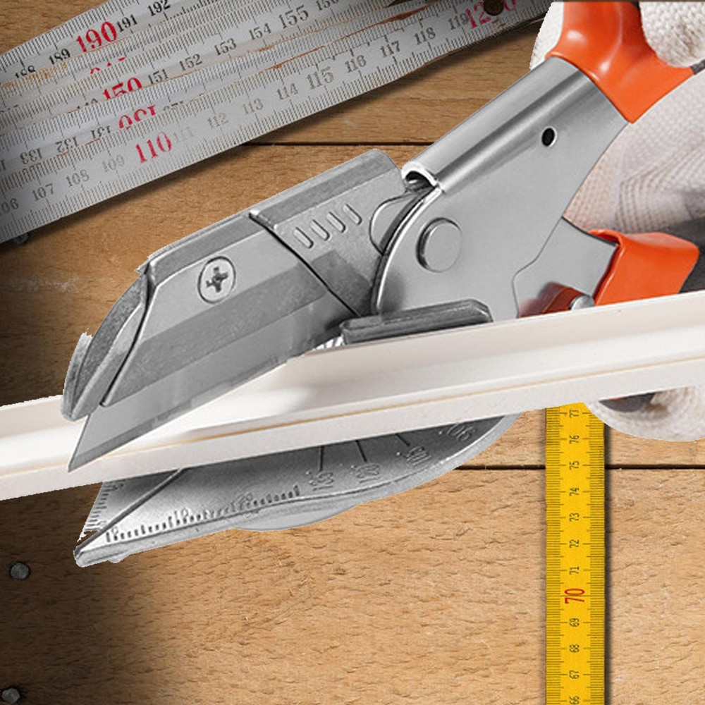 Miter Shears Adjustable 45 to 135 Degree Multi Angle Trim Cutter Function