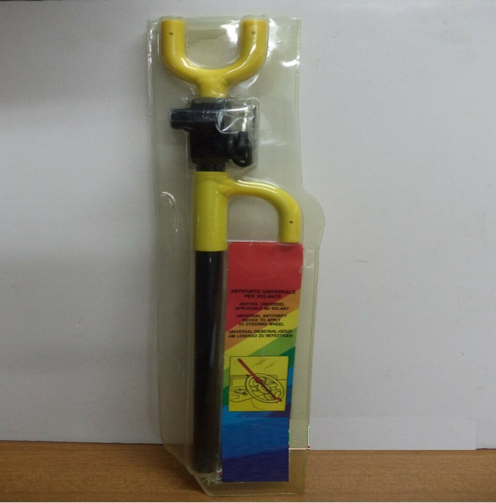 UNIVERSAL STEERING WHEEL ALARM WITH DOUBLE KEY FOR CLASS CAR
