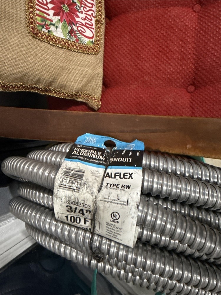 3/4 Flex aluminum EMT Connectors 100ft