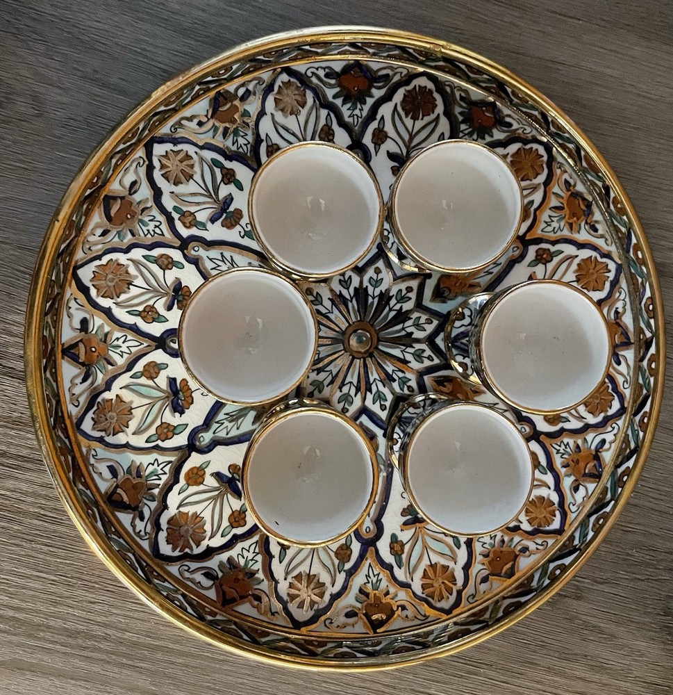 Turkish Goblets And Tray Set