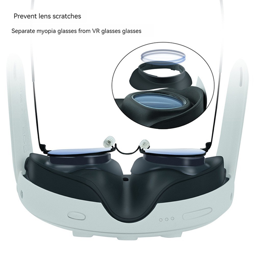 Lens Frame Scratch-resistant Integrated Frame For Quest 3 VR Glasses Myopia