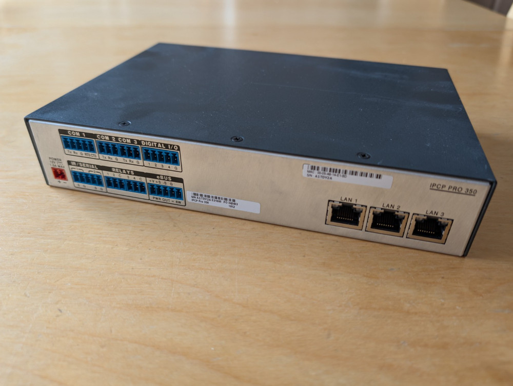 Extron IPCP Pro 350 AV Controller - Untested, Pulled from Working Installation