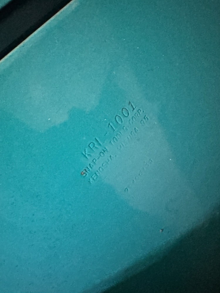 Snap-On Tool Box Custom Spec.