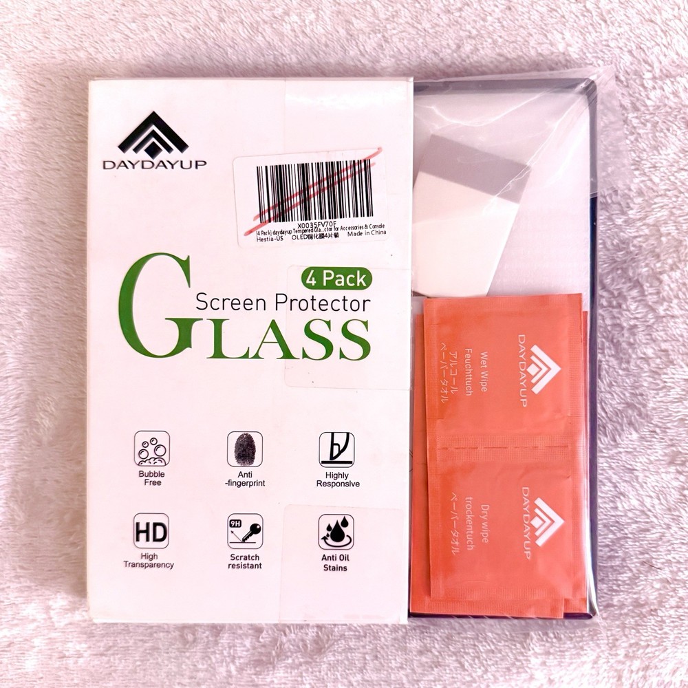 Tempered glass screen protector for the OLED switch / With original packaging
