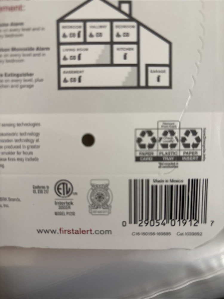 First Alert Smoke Detector - White