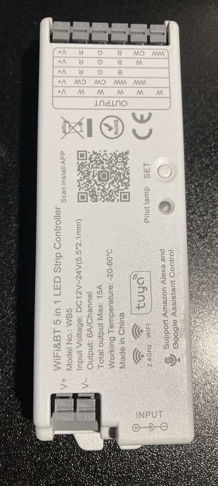 WiFi & BT 5 In 1 LED Strip Controller~Open Box