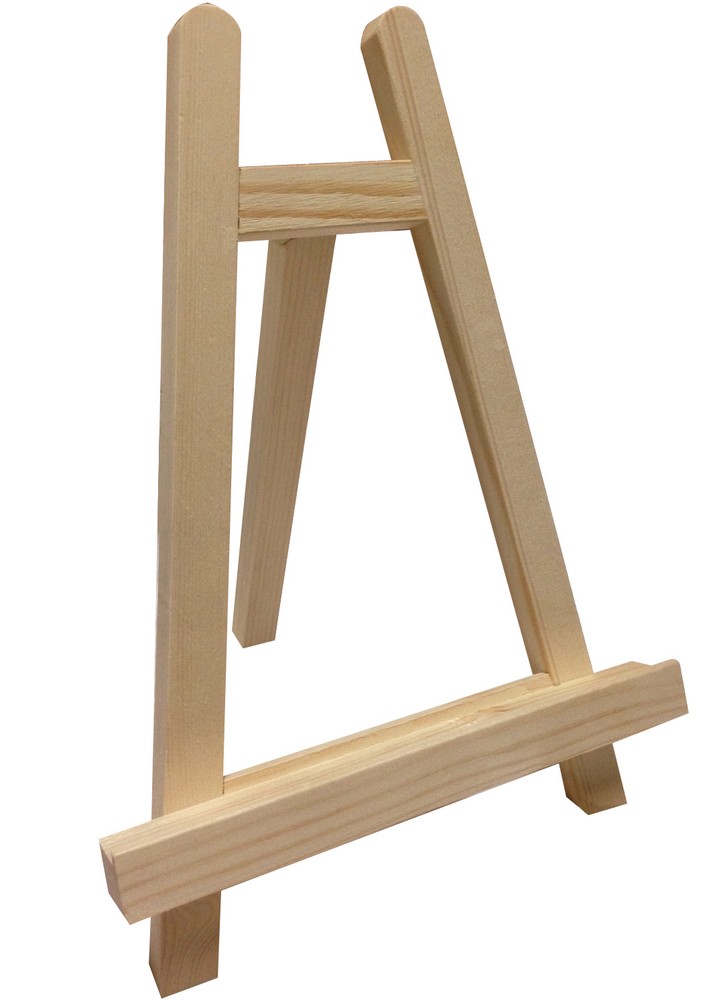 20 PACK - Small 10" Tabletop Wood Easel Mini Tripod Holder Display Stand 006