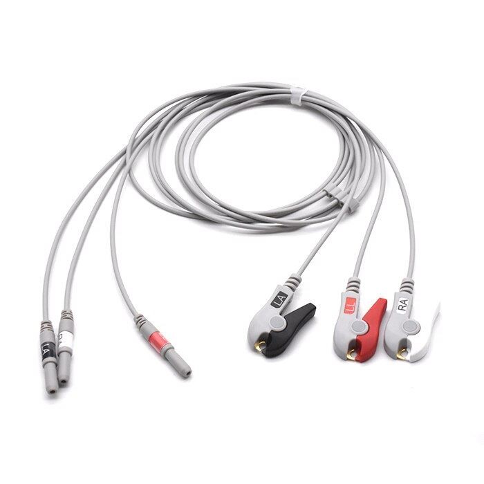 DIN ECG Compatible Leadwire 5 Leads - Snap