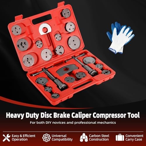 Disc Brake Caliper Compressor Wind Back Tool 24pc Professional Caliper Tool