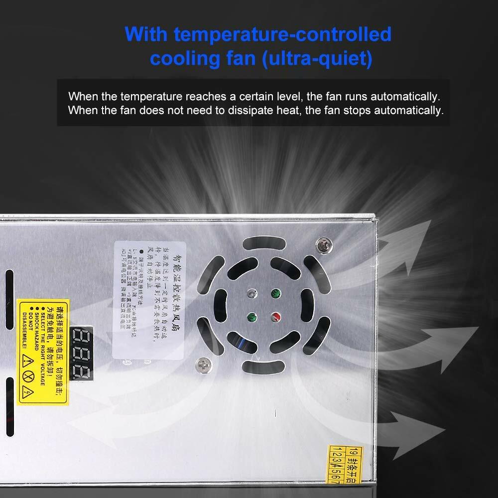 Adjustable DC Motor 24V 20A 48V 10A 60V 8A 480W Regulated Variable Power Supply