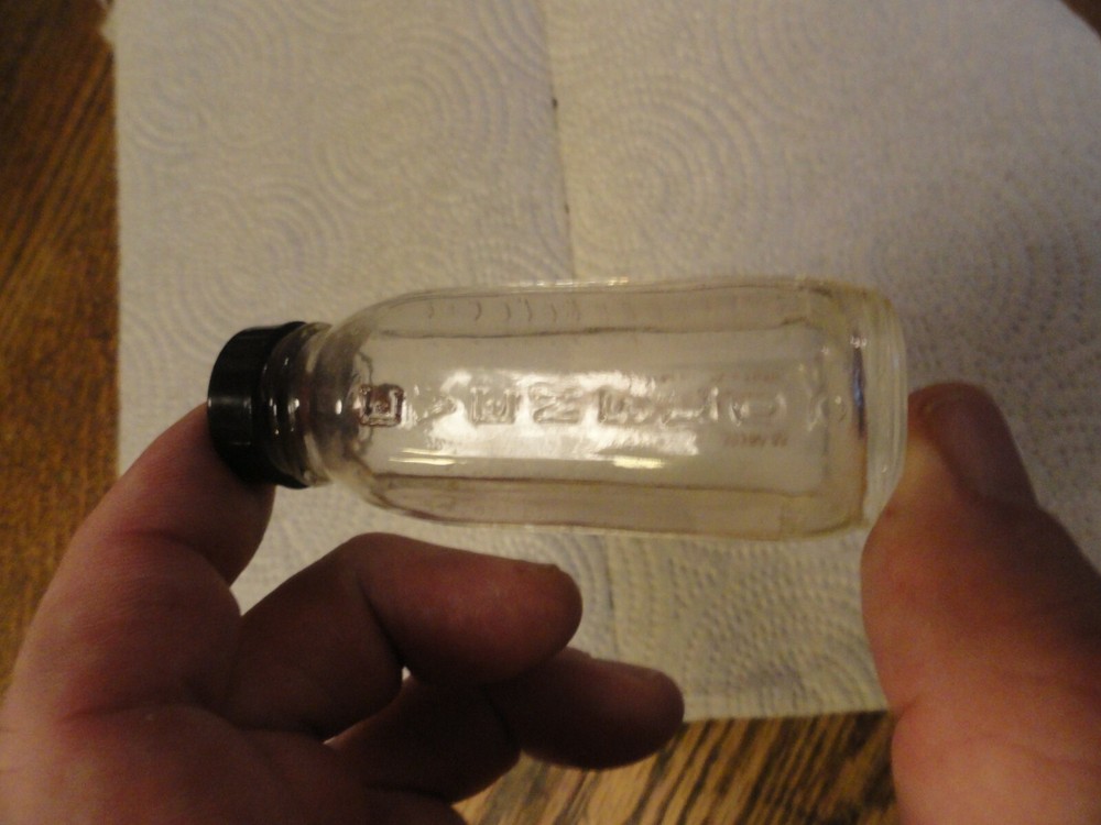 Old "Complimentary, Warner- Chilcott CALCISALIN" Bottle w/Embossing