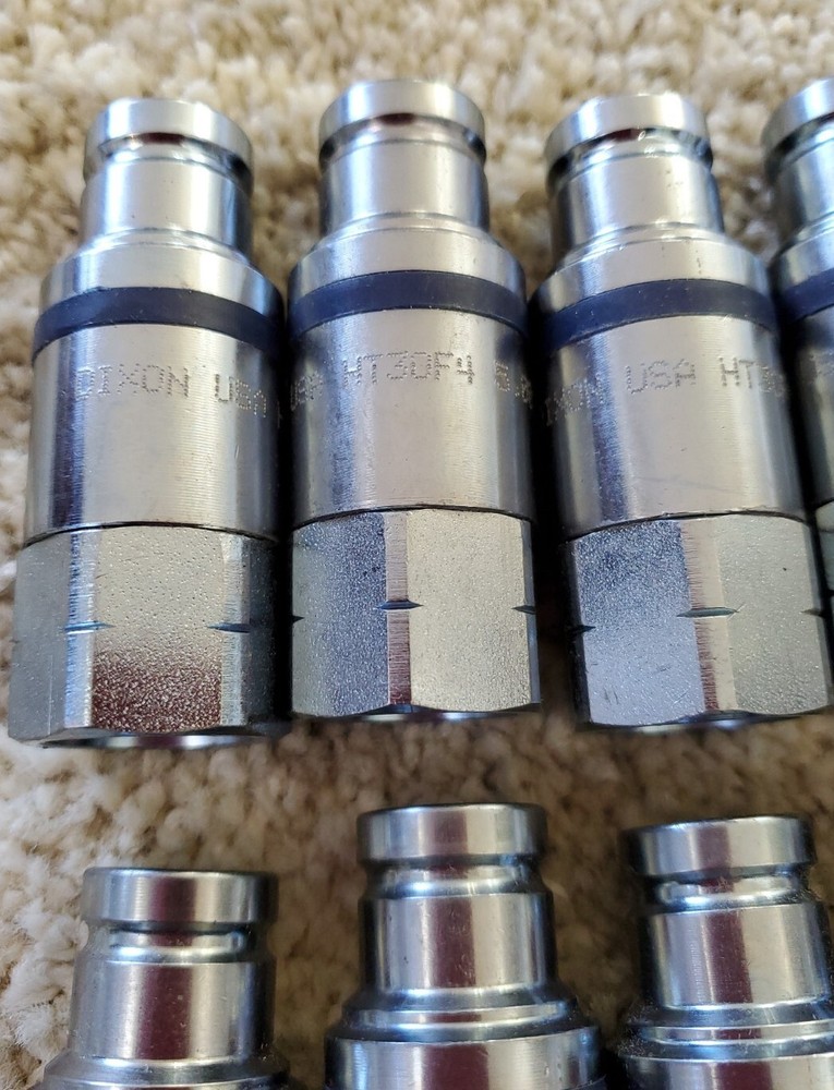 12 Dixon Flush Face Female Plug HT30F4 LOT