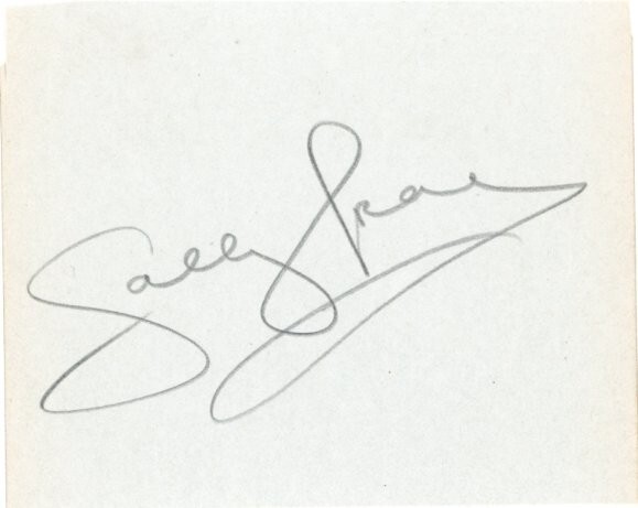Sally Gray- Signed Paper