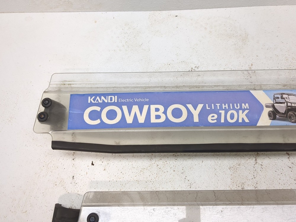 22-24 Kandi EV Cowboy E10K Front Folding Windshield Upper Lower Set Pair