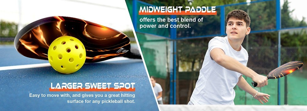 Edgeless Pickleball Paddle - Rapid Fire