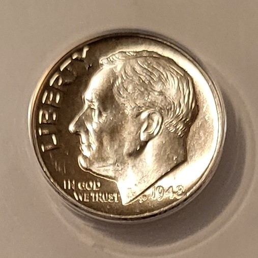 1948 Roosevelt Dime MS64 FB ANACS