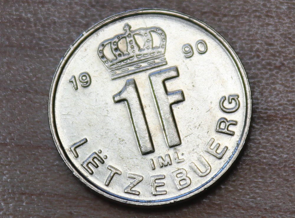 1990 Luxembourg 1 Franc