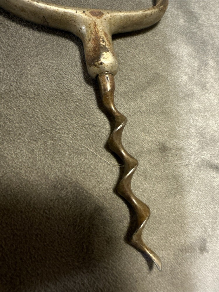 VINTAGE Metal Pull Style Corkscrew