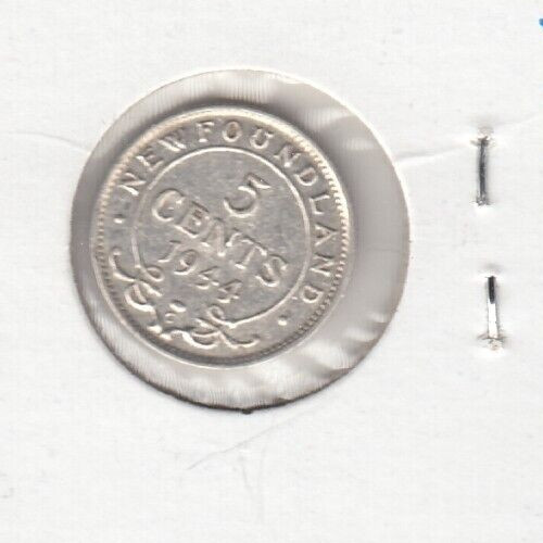 1944 Newfoundland Five Cent Coin   C6