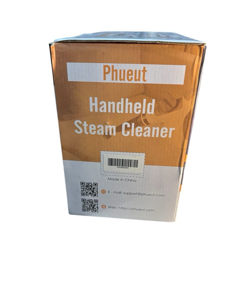 Phueut Pressurized Handheld Multi Purpose Surface Natural Steam Cleaner White