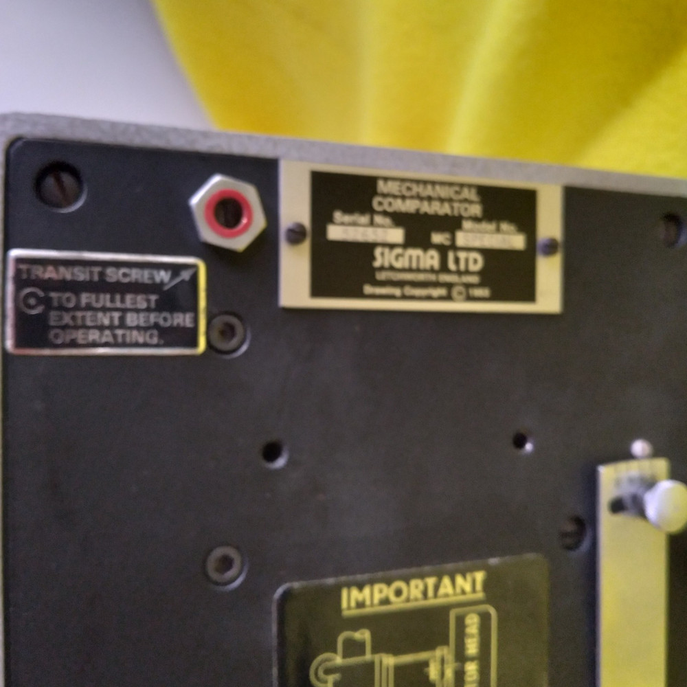 SIGMA Ltd. - Mechanical Comparator Head, ±.003" reading capacity