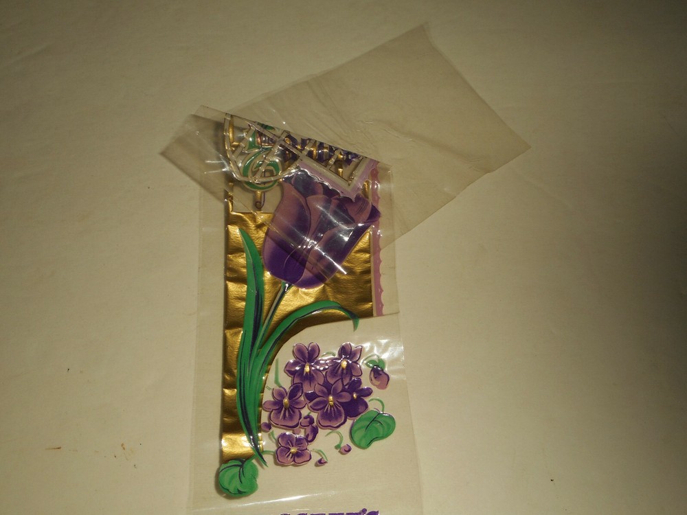 Vintage Daggett's Boston MA EASTER Chocolates Cellophane Candy Wrapper 1950's