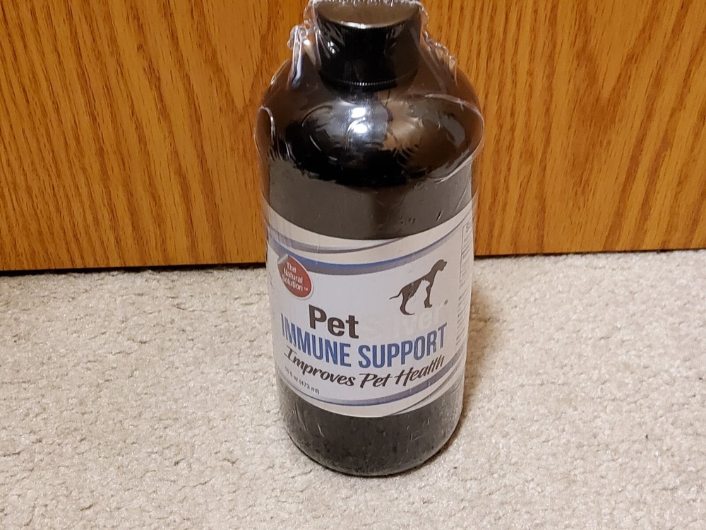 PetSilver Immune Support - Patented Chelated Silver Solution - 16 Fl Oz Sealed
