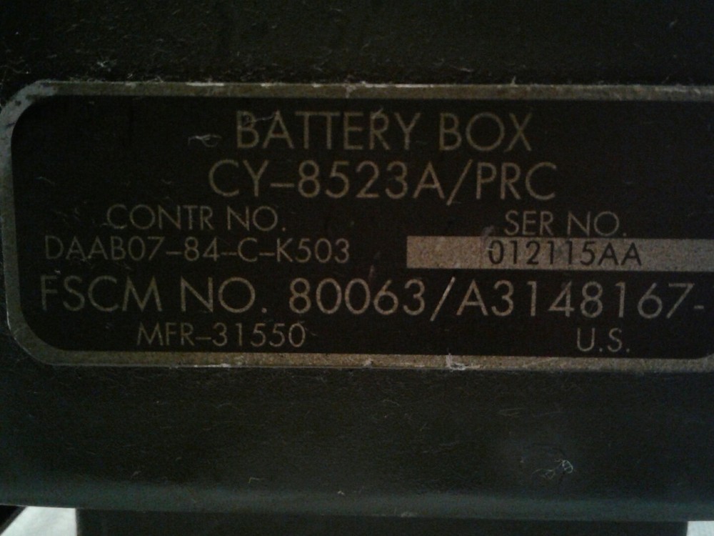 Singar radio battery box cy8523a prc