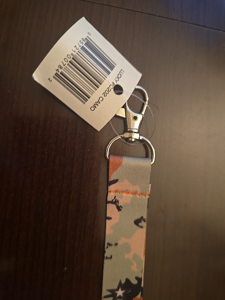 Support Our Troops Camo Lanyard