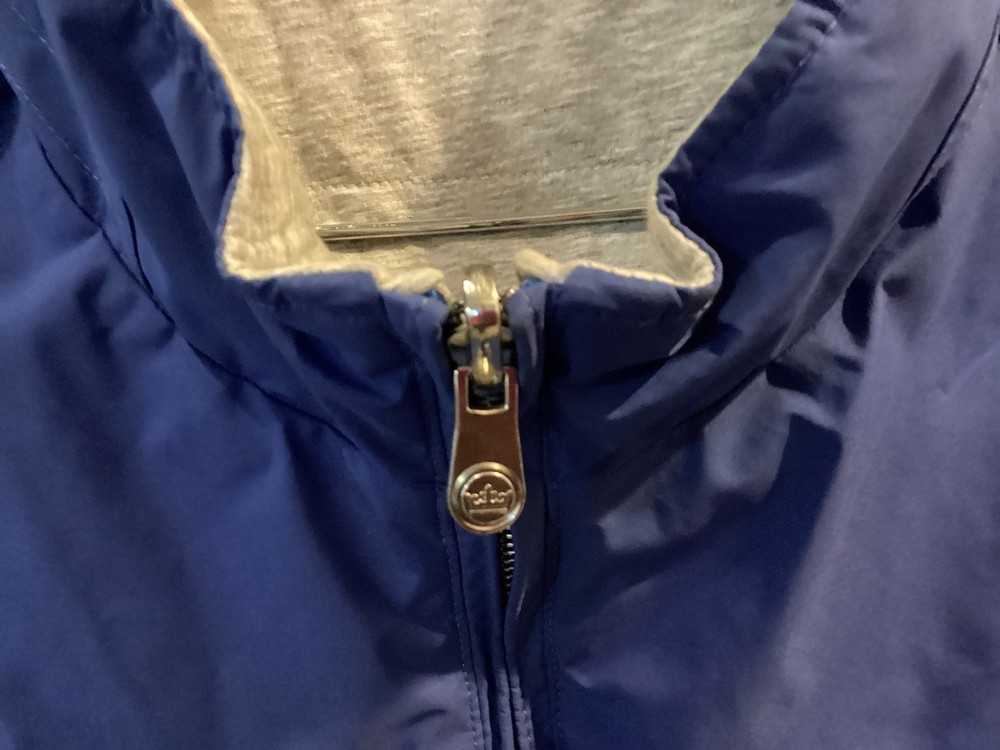 PETER MILLAR Reversible Blue/Gray Performance Golf Vest SZ M - Cool