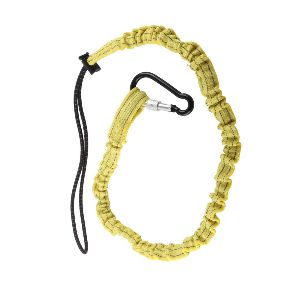 Yellow Tool Safety Tether Nylon Tool Lanyard Climbing Rope For Construction