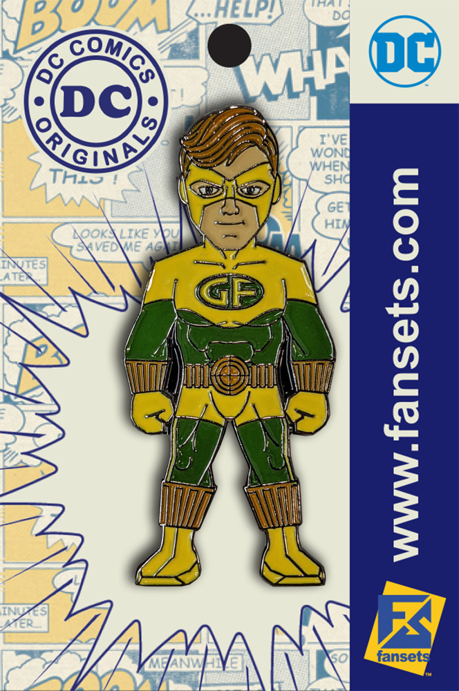 DC Comics Classic GEO FORCE Licensed FanSets Pin MicroJustice Ooutsider