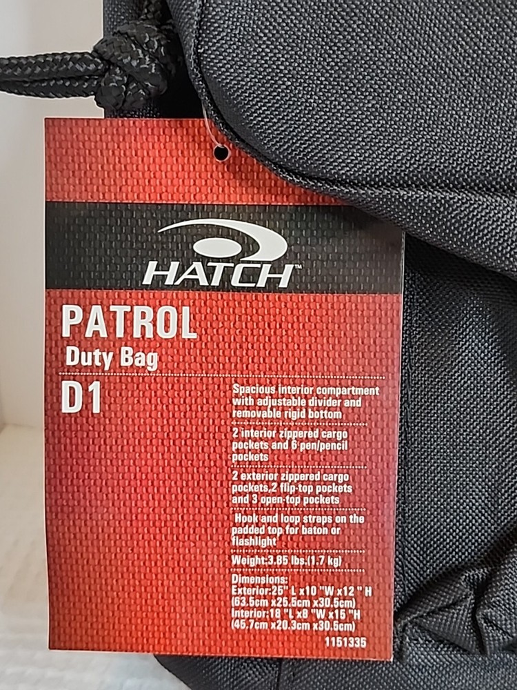 Patrol Duty Bag D1 By Hatch