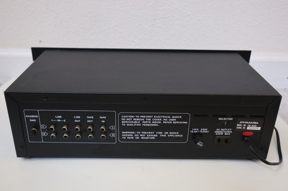 Vintage Pyramid PM-8600 Graphic Stereo Equalizer