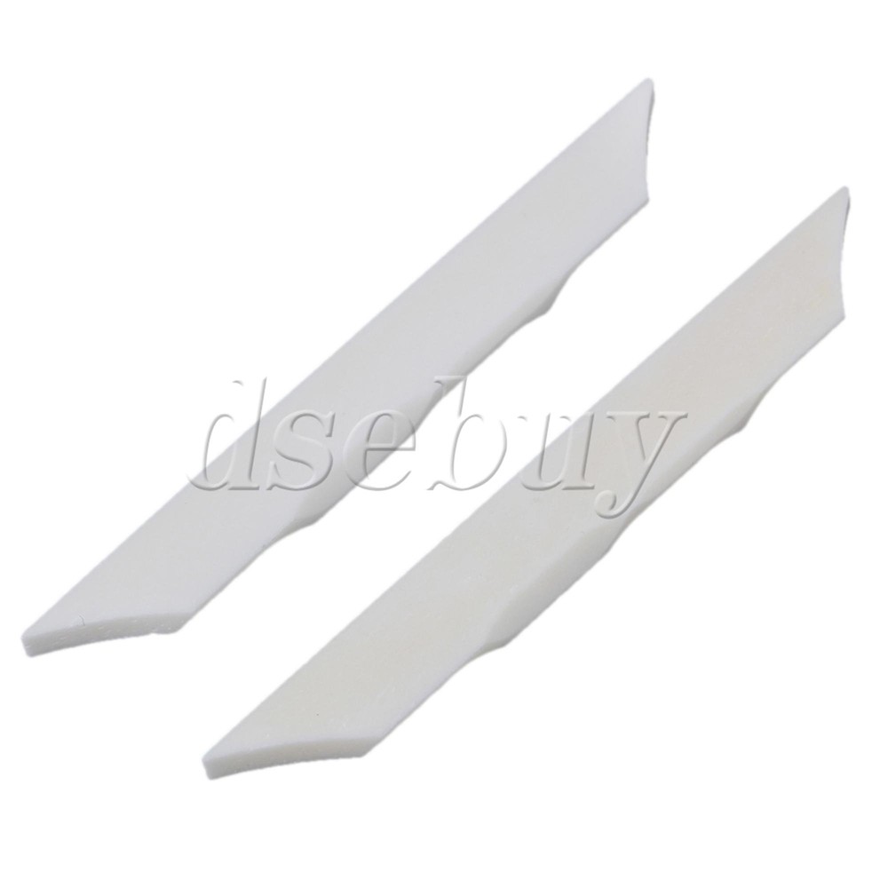 2pcs Cattle Bone Bridge Saddle Fits for Ukulele Guitar Accessories White
