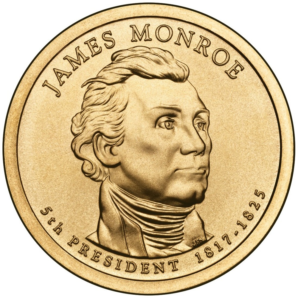 2008 P James Monroe Presidential Dollar From Mint Roll