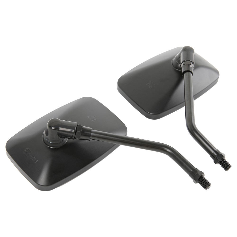 For Honda Shadow Phantom 750 VT750C2B Rectangular Motorcycle Mirrors Matte Black