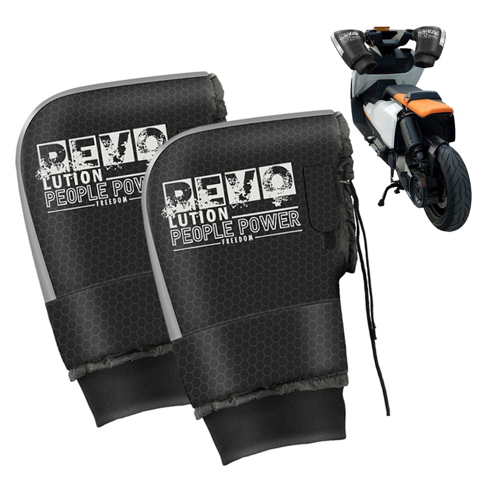 Motorcycle Warm Handlebar Muff Grip Handle Bar Muff Rainproof Riding Protective
