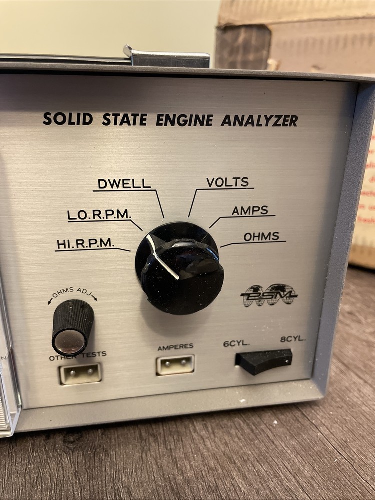 Vintage PSM Solid State Engine Analyzer NOS