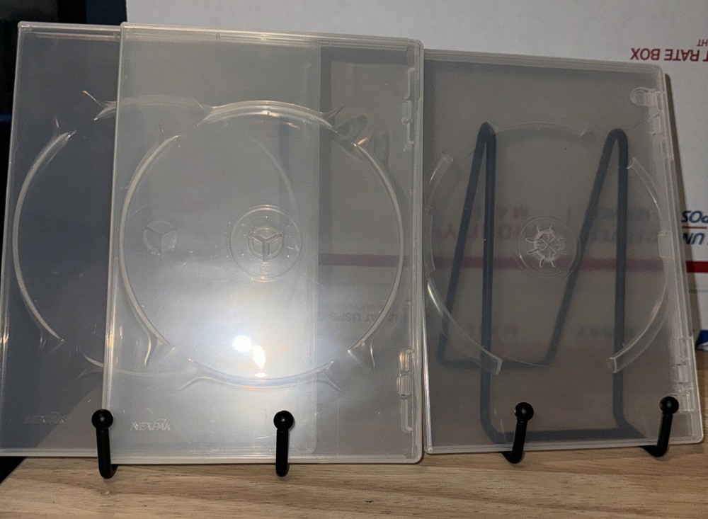 5 TRANSPARENT 1 Disc Skinny DVD , Replacement Cases