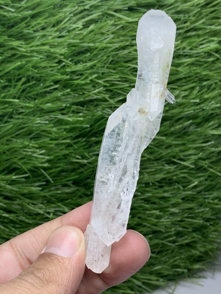 Faden Quartz DT Transparent Crystal Has Good Luster & Nice Termination