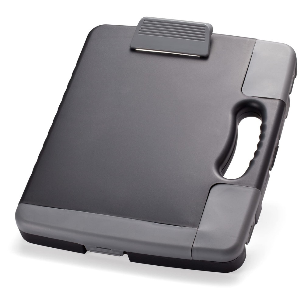 Portable Clipboard Storage Plastic Case For A4 Sizes Charcoal 83301113/4w X 1