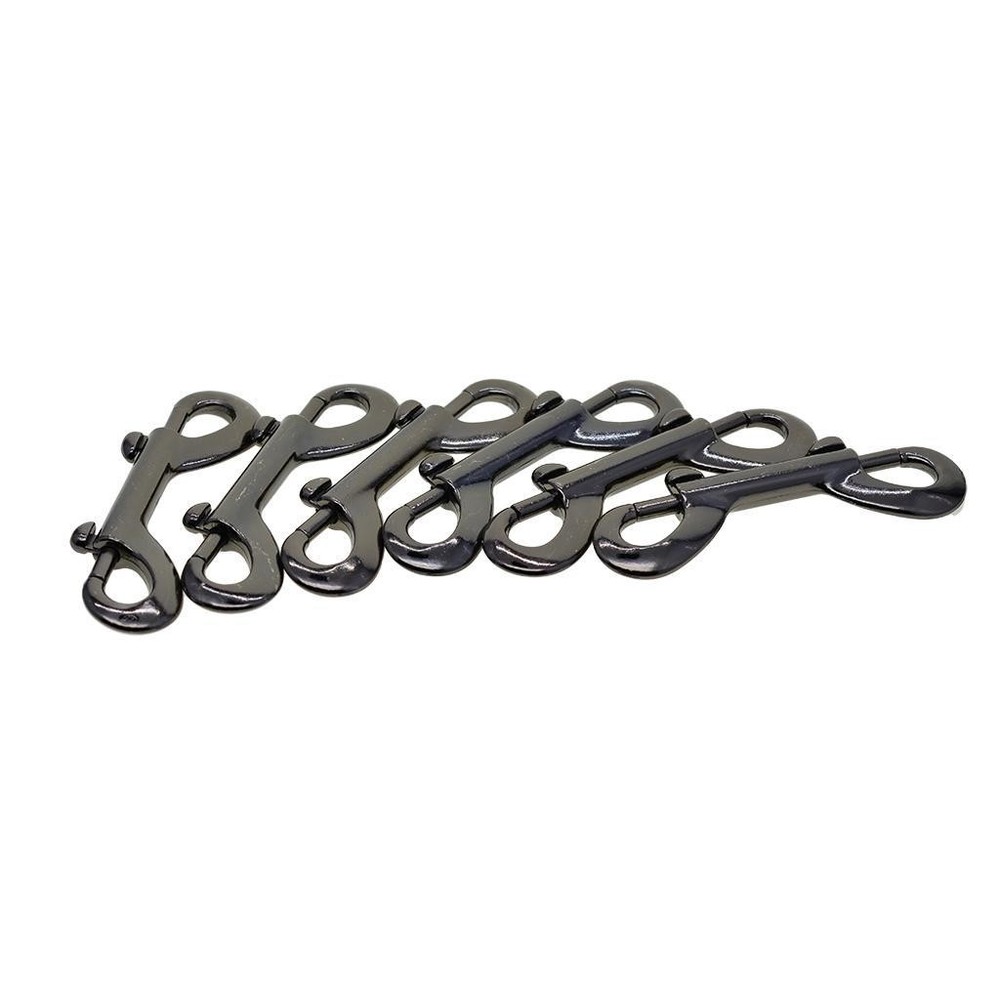 2/4/6/10pcs Double End Snap Hook Ring Keychain 90x27mm