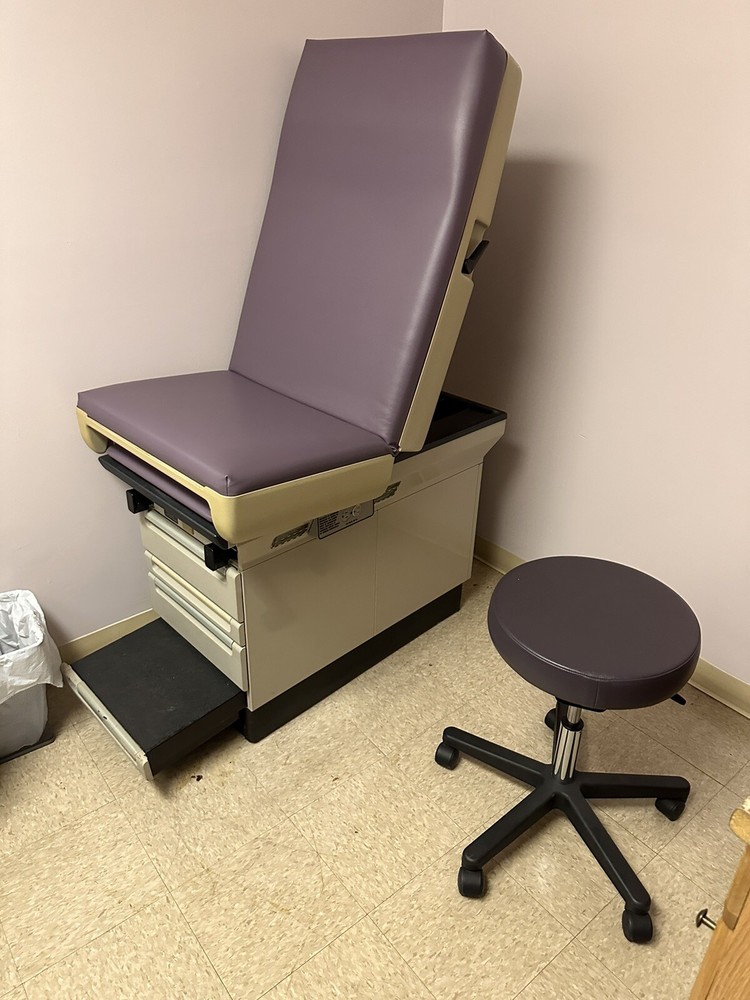 Very slightly used exam tables & stool