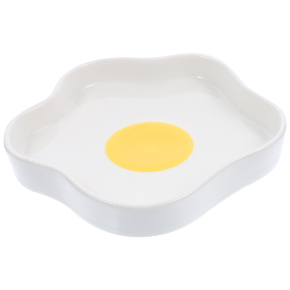 1PC Kitchen Dish Egg Plate Storage Storage Container Snacks Serving Plate