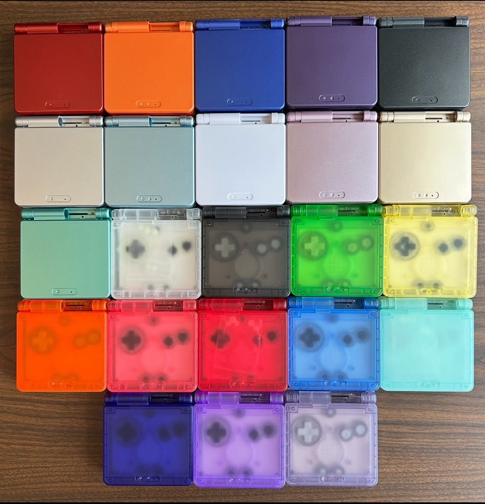 clear and solid Housing Shell Replace for Nintendo Game Boy Advance SP GBA SP