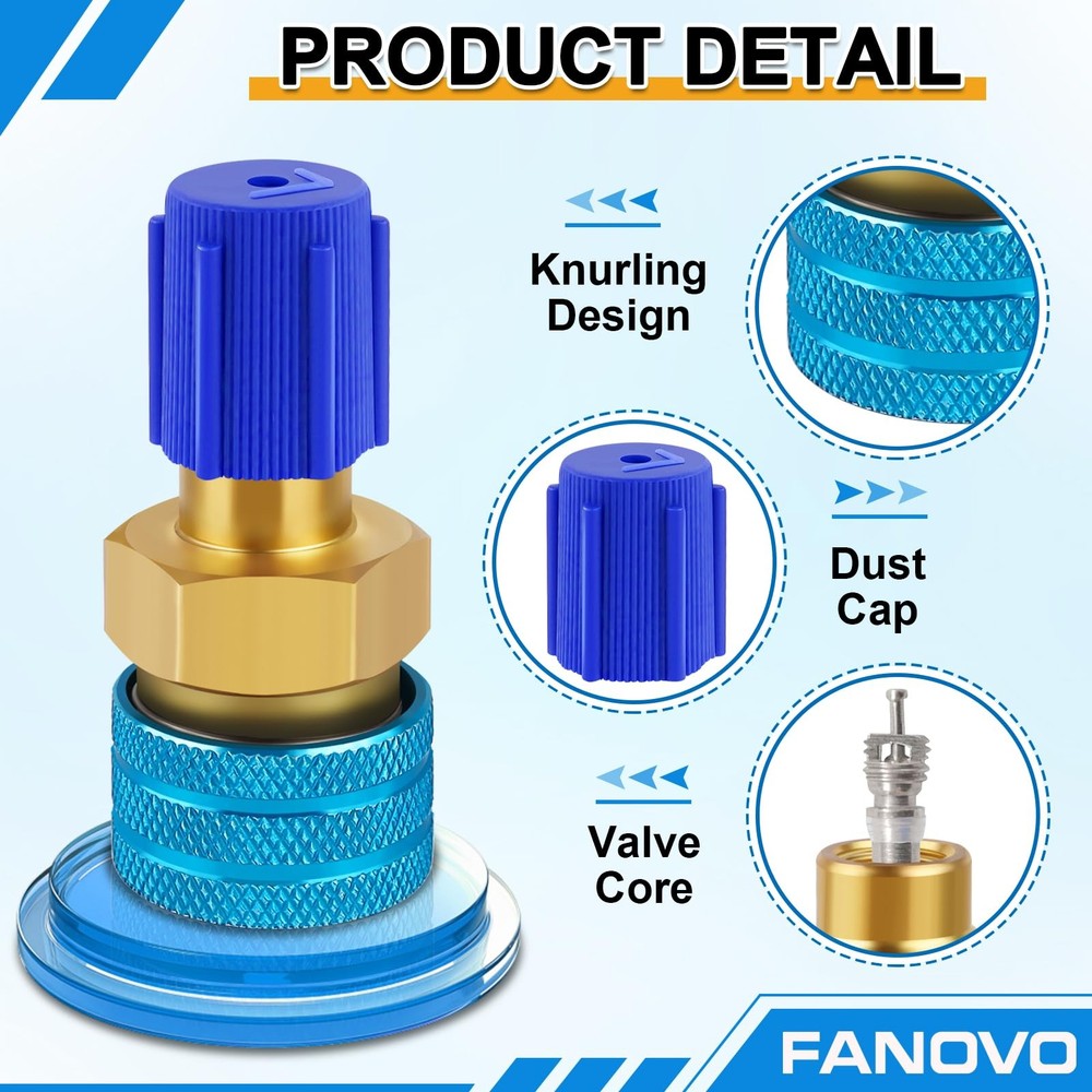 R1234yf to R134a Adapter Kit, High & Low Side Quick Coupler...
