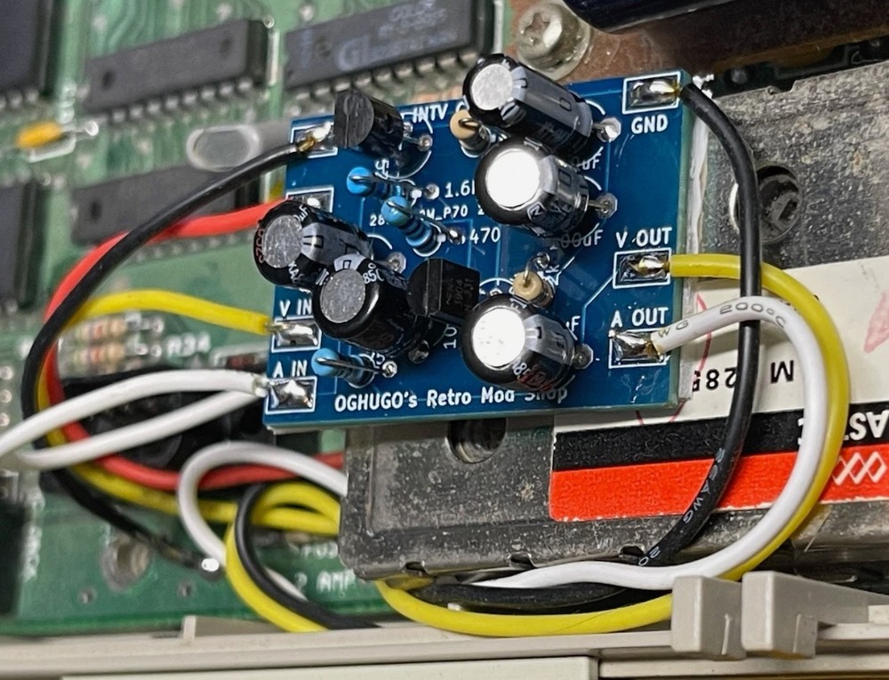 Intellivision 2 composite video mod & back panel NO DRILL installation service