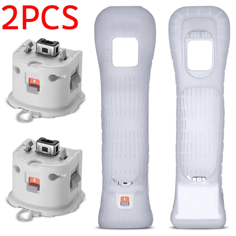 Motion Plus Adapter Sensor w/ Silicone Sleeve for Nintendo Wii Remote Controller